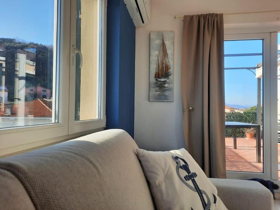 Apartmán La Terrazza Sul Golfo Dei Poeti Con Vista Mare Pitelli Exteriér fotografie