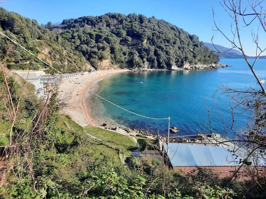 Apartmán La Terrazza Sul Golfo Dei Poeti Con Vista Mare Pitelli Exteriér fotografie
