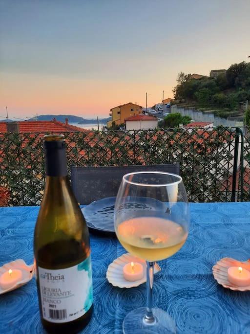 Apartmán La Terrazza Sul Golfo Dei Poeti Con Vista Mare Pitelli Exteriér fotografie