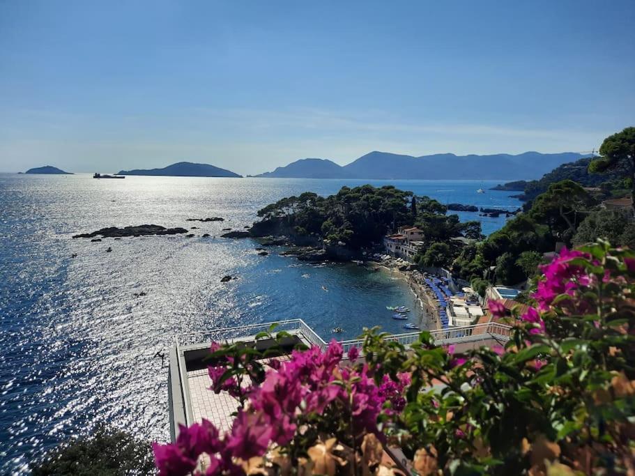 Apartmán La Terrazza Sul Golfo Dei Poeti Con Vista Mare Pitelli Exteriér fotografie
