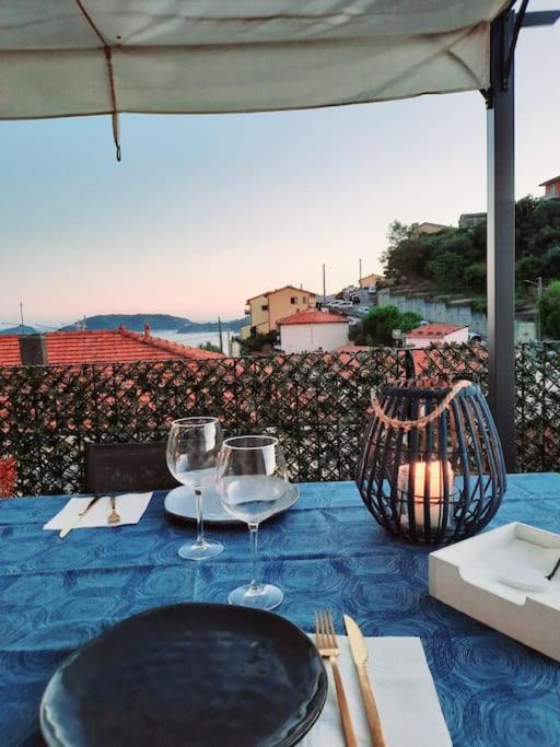 Apartmán La Terrazza Sul Golfo Dei Poeti Con Vista Mare Pitelli Exteriér fotografie