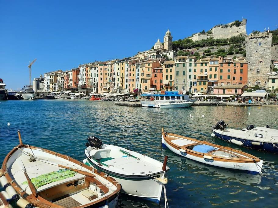 Apartmán La Terrazza Sul Golfo Dei Poeti Con Vista Mare Pitelli Exteriér fotografie